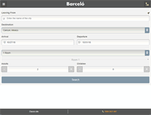 Tablet Screenshot of package.ca.barcelo.com