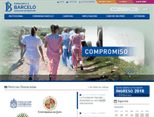 Tablet Screenshot of barcelo.edu.ar